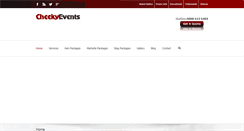 Desktop Screenshot of cheeky-events.co.uk